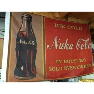 NUKA COLA FALLOUT 4 5FT FLAG